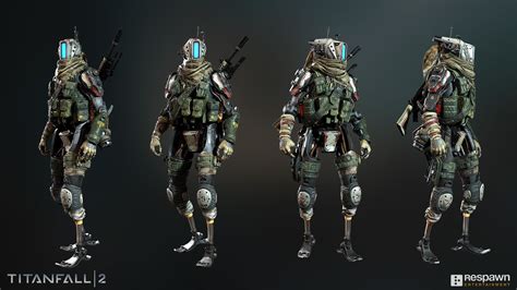 Pilot character for Titanfall 2’s multiplayer. Art Director: Joel ...