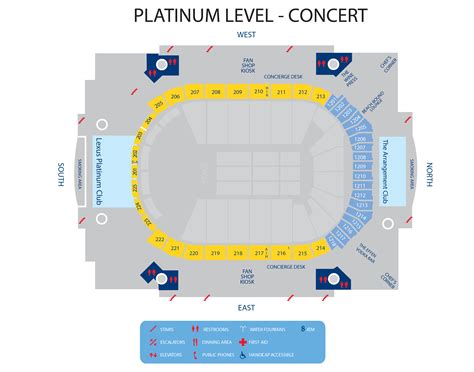American Airlines Center Detailed Seating
