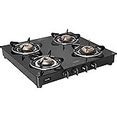 Glen Gas Stove 4 Burner Toughened Glass Top | LPG Gas Stoves Extra ...