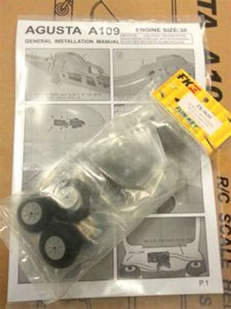 FUNKEY LADING SKID FOR FOR AGUSTA 109A.30 (550) SIZE – Havoc Hobby