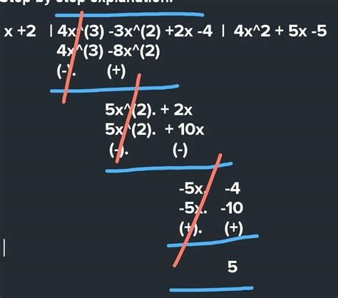 find the remainder when 4 x cube minus 3 X square + 2 x minus 4 is ...