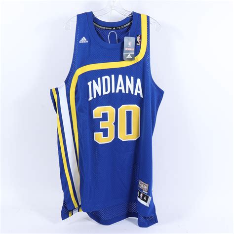 Lot - George McGinnis Unsigned Mitchell & Ness 1971-72 Indiana Pacers ...