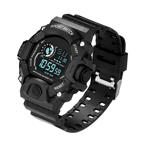 Buy SELLORIA Digital Watch Shockproof Multi-Functional Automatic Black ...