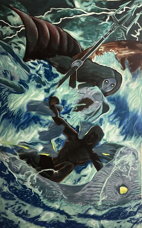 Torn between Scylla and Charybdis, Soft Pastels on UART800 : r/DarkArtwork