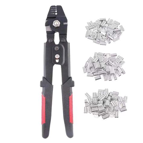 Buy Hemobllo Wire Rope Crimping Tool - Rope Crimper Wire Crimping Tool ...