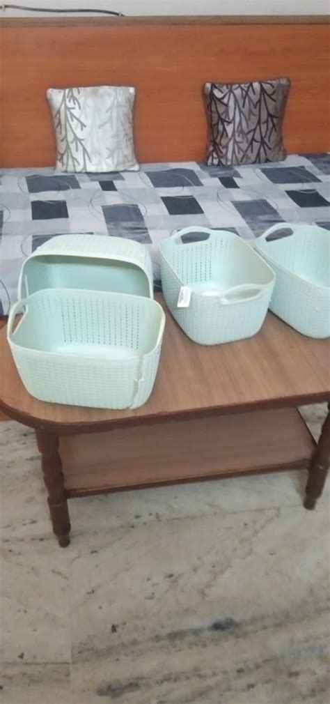 Kuber Industries Q-6 Unbreakable Plastic Multipurpose Large Size ...