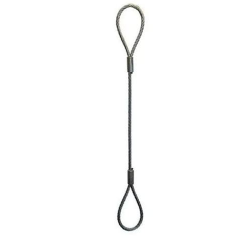 Heavy Duty Wire Rope Sling - 10mm, Natural Color, Affordable Price