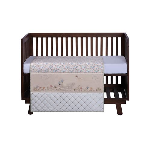Baby Cot Bedding Set - Bunny Garden | 6 Piece | Abracadabra