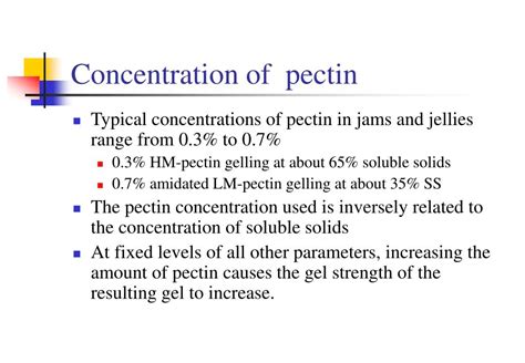 Image result for Pectin Conversion Chart