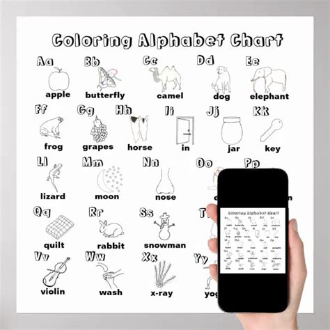 Image result for Alphabet Chart Color