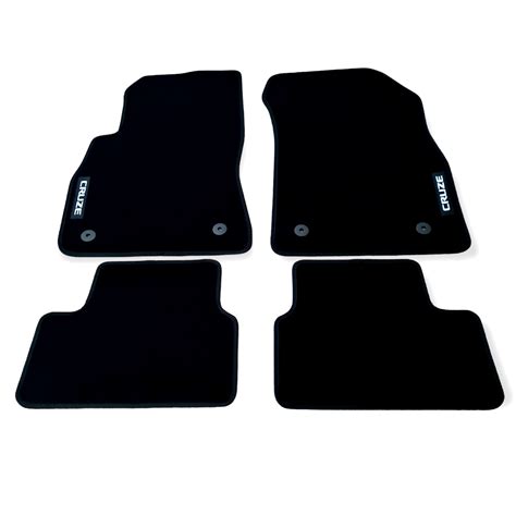 Car Floor Mats For Chevrolet Cruze Velour Waterproof Black Carpet Auto ...