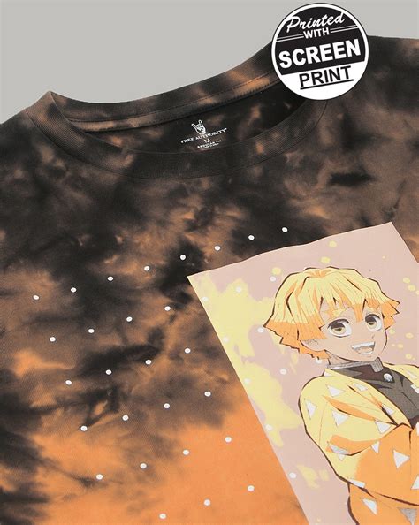 Demon Slayer Tie-Dye Regular Fit Tshirt For Men – Free Authority