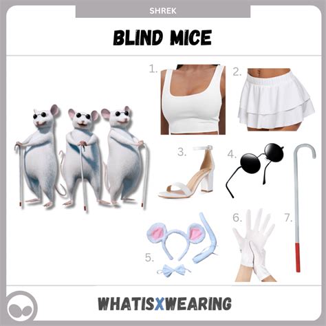 Three Blind Mice Costume Guide (Shrek)