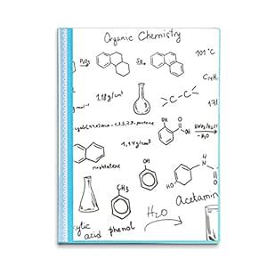 no/no Organic Chestry Molecular Atoc Structure Book Sheet Protectors ...