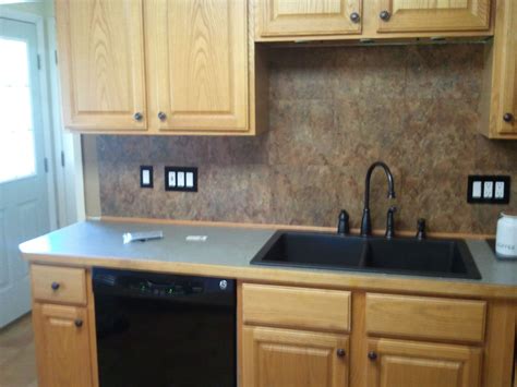 vinyl flooring backsplash