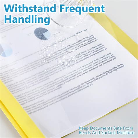 Feifeiya 48 Pack Plastic Report Covers with 3 Prongs India | Ubuy