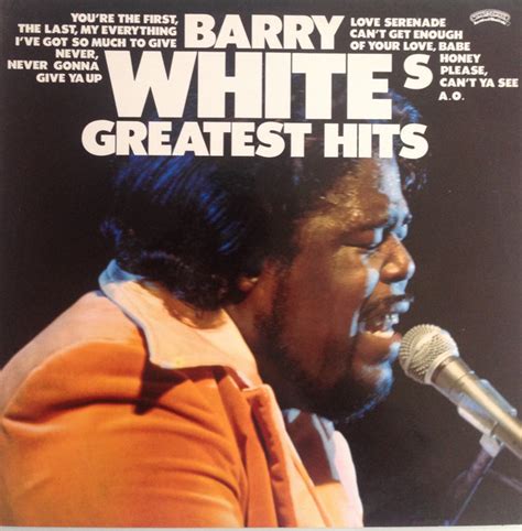 Barry White - Barry White's Greatest Hits (1988, Vinyl) | Discogs