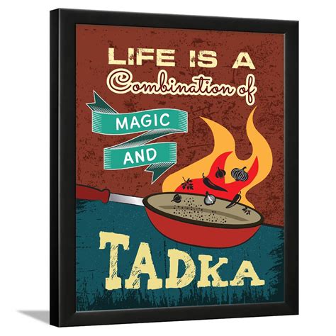 Chaka Chaundh - Restaurant Posters for Wall - Kitchen & Food quotes ...