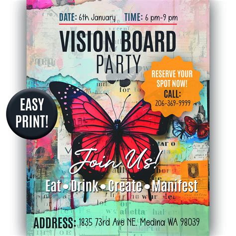 Image result for Vision Board Party Email Header