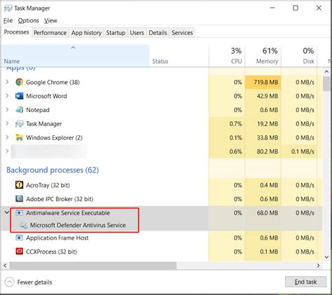 Antimalware Service Executable Windows 1.0 的图像结果