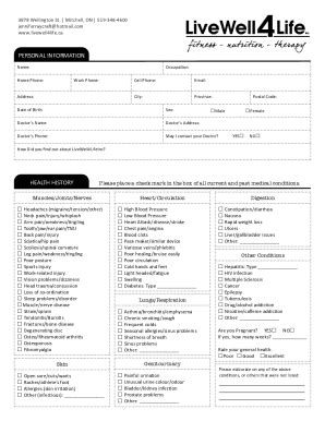 Fillable Online LiveWell RMT form.pptx Fax Email Print - pdfFiller