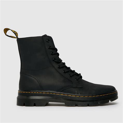 Dr Martens Black Combs Leather Boot Boots - ShoeFreak