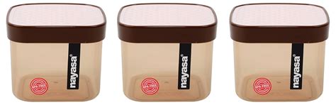 Buy Nayasa Fusion 750 ML BPA Free Food Grade Airtight Kitchen Storage ...