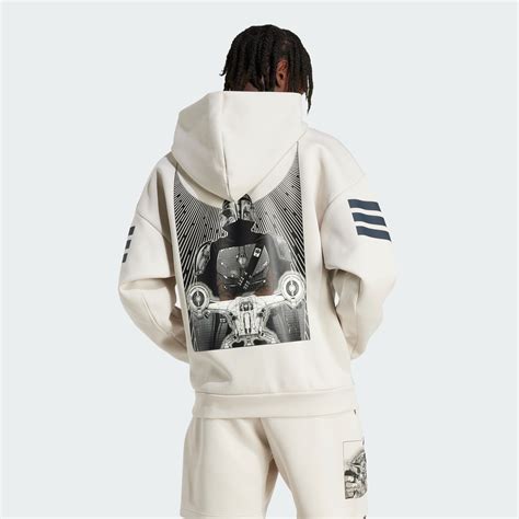 Clothing - ADIDAS STAR WARS THE MANDALORIAN HOODIE BACK GRAPHIC - Beige ...
