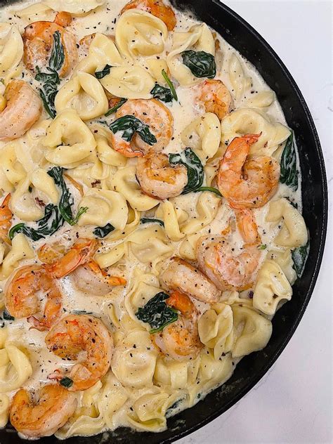 Shrimp tortellini with lemon garlic cream sauce – Artofit