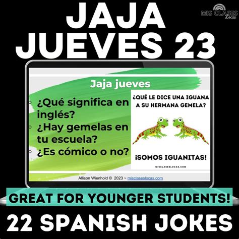 Jokes in Spanish Bell Ringers Jaja jueves 23 - Mis Clases Locas