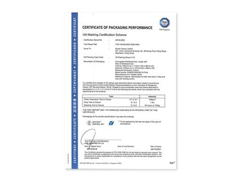 Image result for Un Package Certification Code
