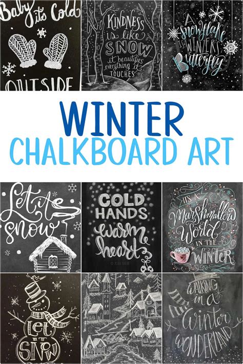 Winter Chalkboard Art Ideas | Today's Creative Ideas