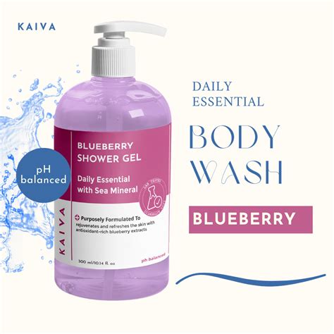 Blue Berry shower Gel | Body Wash enriched with vitamin-E – KAIVA
