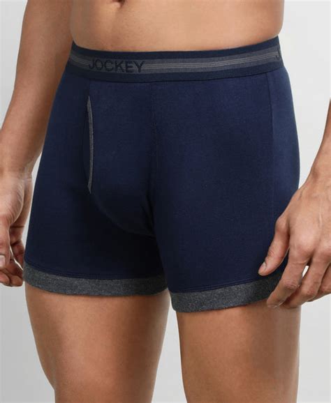 Buy Super Combed Cotton Rib Solid Boxer Brief with StayFresh Treatment ...