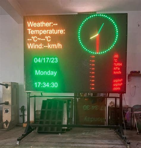 Weather Information Display Wall Manufacturer, Supplier from Mohali