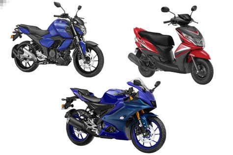 Top 3 two wheelers from Yamaha in India, From FZ to R15 V4, see the ...