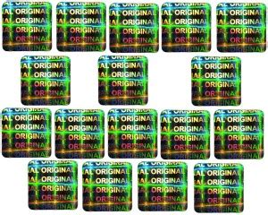 youlogic 1.5 inch Secur Original Hologram 15mmX15 Non-Reusable Sticker ...