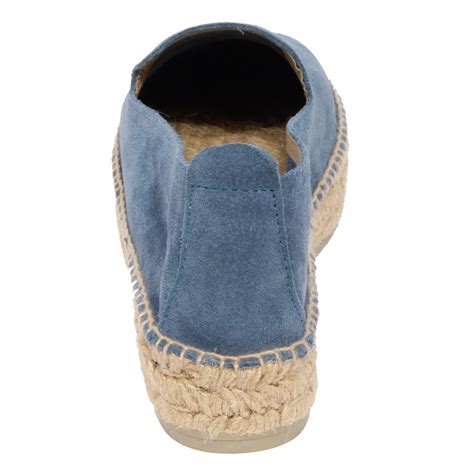 mocassino espadrillas donna MANEBI blue suade loafer woman