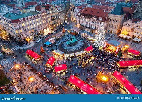 PRAGUE,CZECH REPUBLIC-JAN 05, 2013: Prague Christmas Market Editorial ...