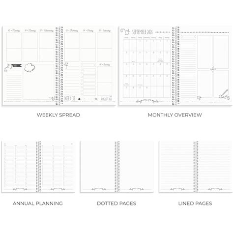 Burde Doodle Planner 2026 | 8 December 2025-3 India | Ubuy