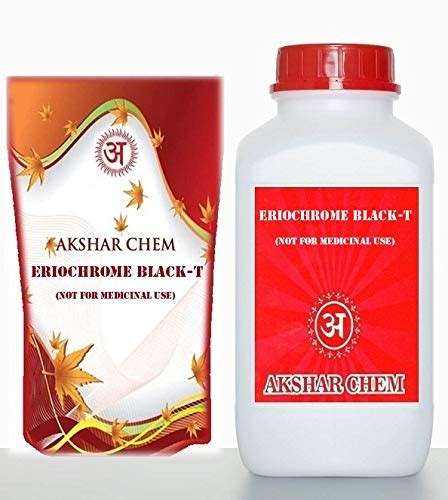 Akshar Chem iochrome Black-T (Solochrome Black-T) 25 GM CAS No:1787-61 ...
