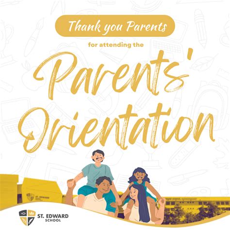 Parents' Orientation for SY 2022-2023 - St. Edward School