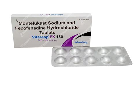 Vitaresp Fx 10/180 MG | Order Vitaresp Fx 10/180 MG Tablet Online at ...