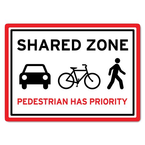 Image result for Shared Surface Sign
