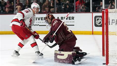 Arizona Coyotes unable to withstand Carolina Hurricanes in 5-goal loss