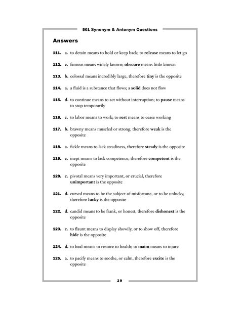 501 synonyms and antonyms | PDF