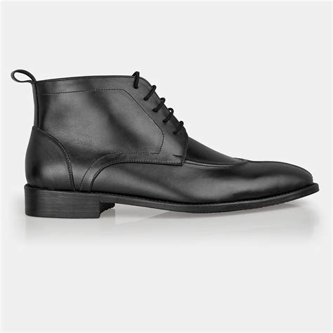 Black Boots Richard Dune Hand Made Shoes