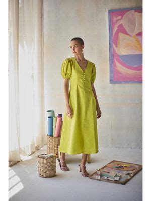 Buy Sage By Mala Lucia Midi Dress Online