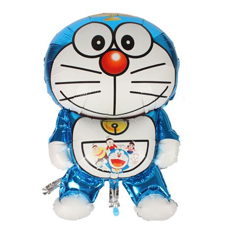 哆啦A梦机器猫叮当猫主题气球布置卡通铝膜气球儿童宝宝生日装饰_虎窝淘