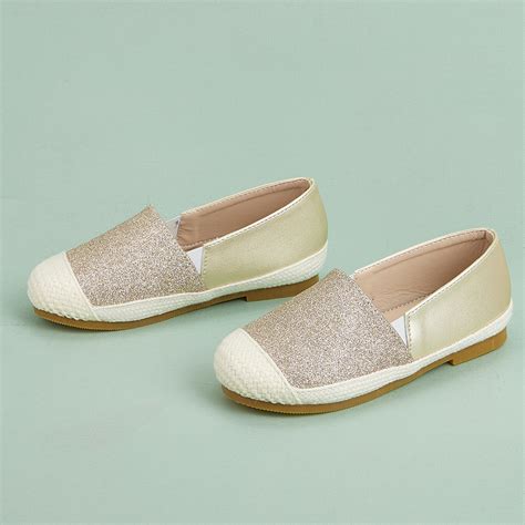 Shimmery Slip On Gold Espadrilles – NINOBELLO